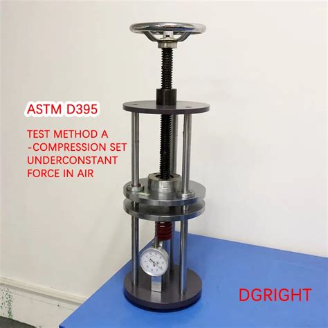 compression set test fixture|What is ASTM D395 Compression Set F.